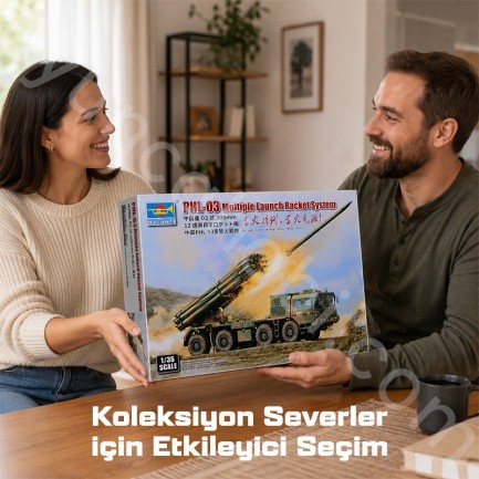 Trumpeter 01069 PHL-03 Multiple Launch Rocket System Maket Model Kit - Thumbnail