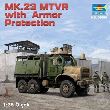 Trumpeter 01080 MK.23 MTVR with Armor Protection Kit Maket Model Kit - Thumbnail