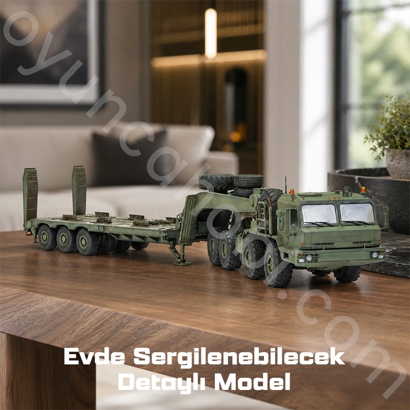 Trumpeter 01086 BAZ-6403 with ChMZAP-9990-071 trailer Maket Model Kit