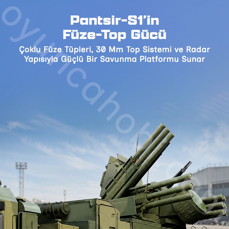 Trumpeter 01087 72V6 of 96k6 Pantsir-S1 SPAAGM BAZ-6909 Maket Model Kit
