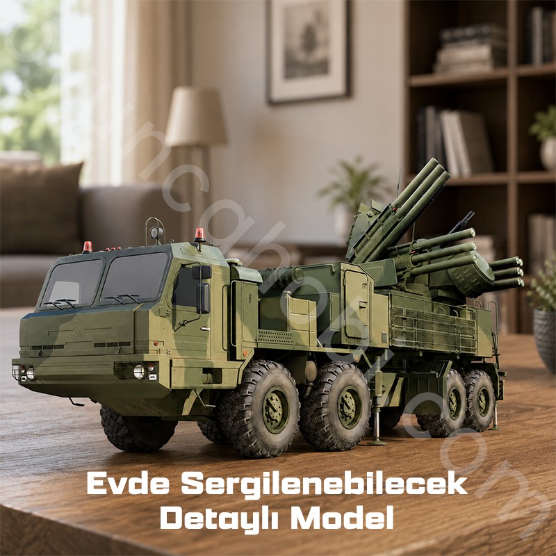 Trumpeter 01087 72V6 of 96k6 Pantsir-S1 SPAAGM BAZ-6909 Maket Model Kit