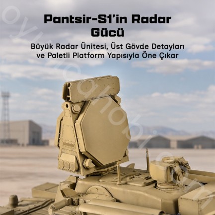 Trumpeter 01093 ZPRK DB 96K6 Pantsir-S1 (Tracked) Maket Model Kit - Thumbnail