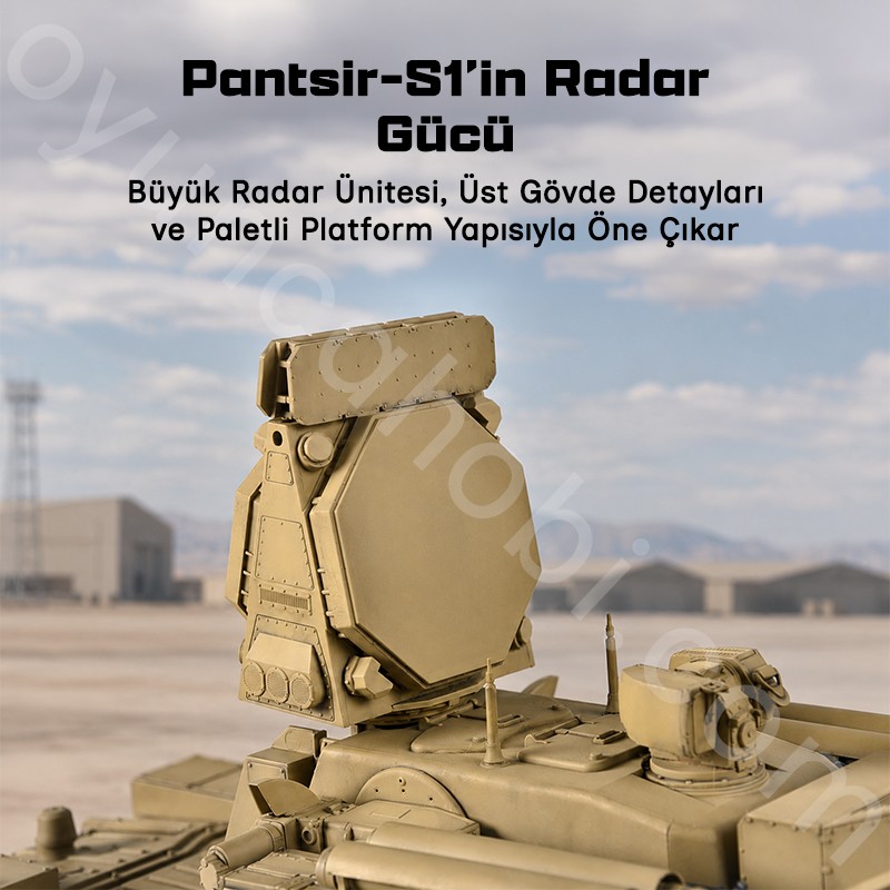 Trumpeter 01093 ZPRK DB 96K6 Pantsir-S1 (Tracked) Maket Model Kit