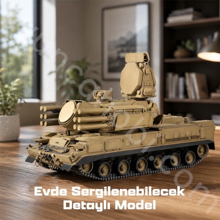Trumpeter 01093 ZPRK DB 96K6 Pantsir-S1 (Tracked) Maket Model Kit - Thumbnail