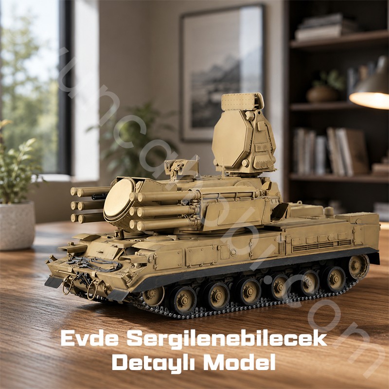 Trumpeter 01093 ZPRK DB 96K6 Pantsir-S1 (Tracked) Maket Model Kit