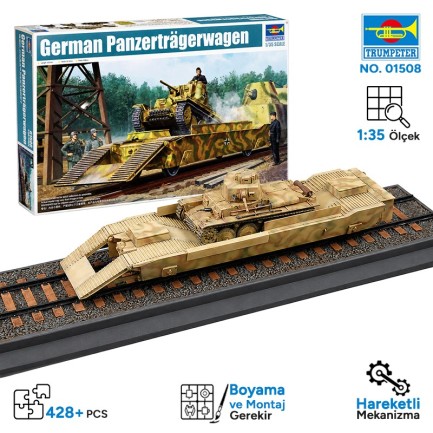 Trumpeter - Trumpeter 01508 Panzertragerwagen Maket Model Kit