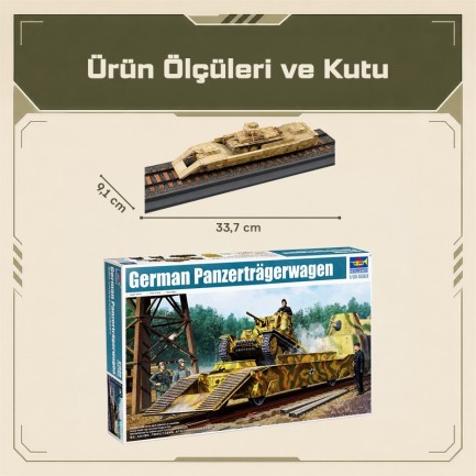 Trumpeter 01508 Panzertragerwagen Maket Model Kit - Thumbnail