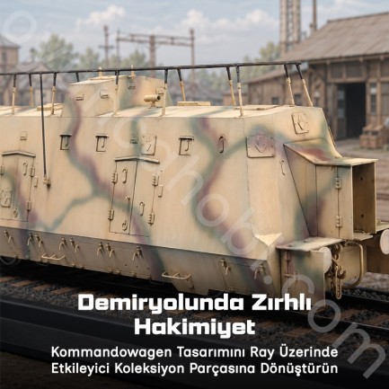 Trumpeter 01510 Kommandowagen Maket Model Kit - Thumbnail