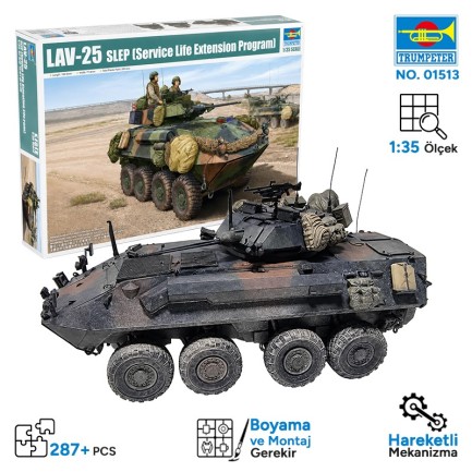 Trumpeter - Trumpeter 01513 LAV-25 SLEP (Service Life Extension Program) Maket Model Kit