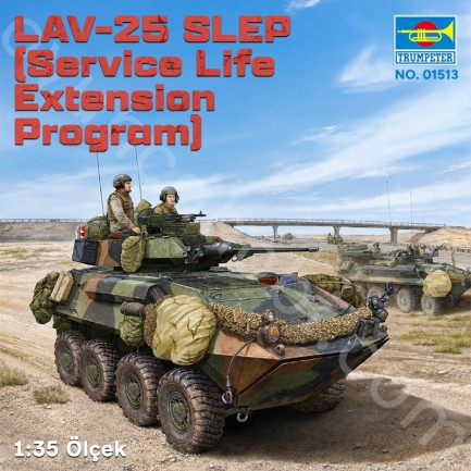 Trumpeter 01513 LAV-25 SLEP (Service Life Extension Program) Maket Model Kit - Thumbnail
