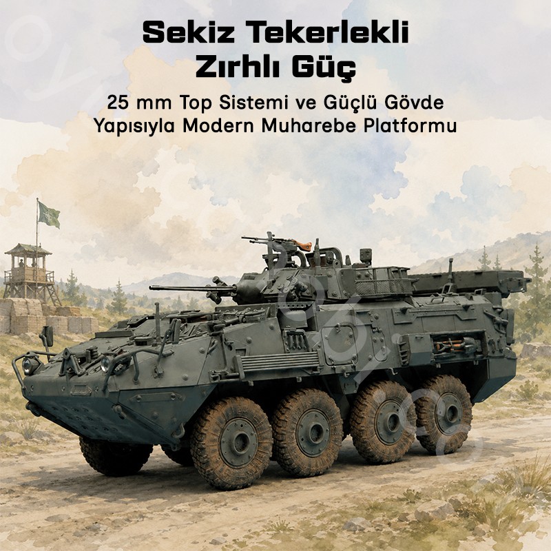Trumpeter 01519 LAV-III 8x8 wheeled armoured vehicle Maket Model Kit