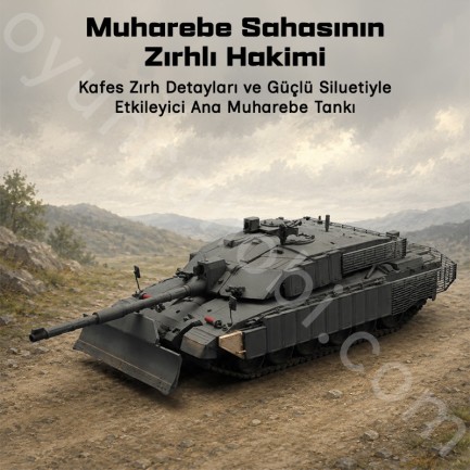 Trumpeter 01522 British Challenger 2 Enhanced Armour Maket Model Kit - Thumbnail