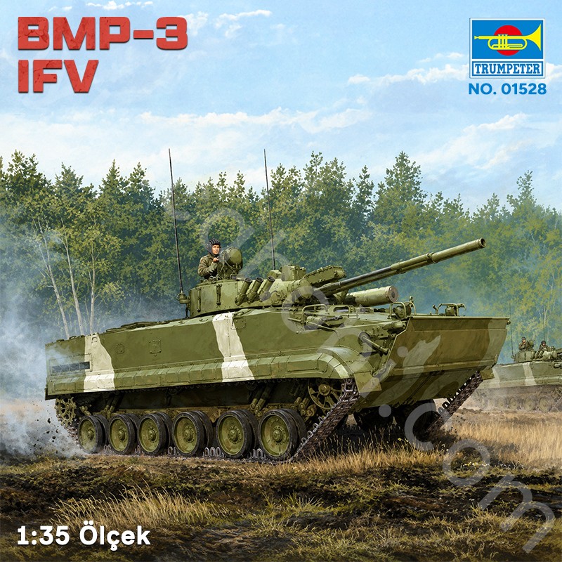 Trumpeter 01528 BMP-3 IFV Maket Model Kit
