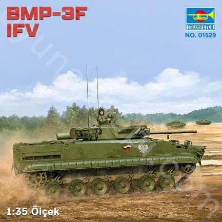 Trumpeter 01529 BMP-3F IFV Maket Model Kit - Thumbnail
