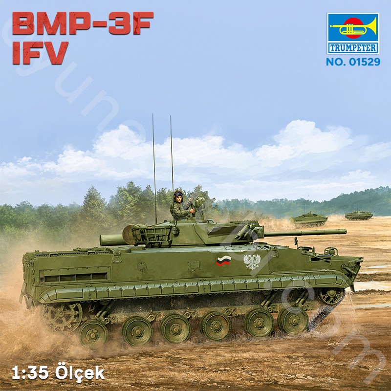Trumpeter 01529 BMP-3F IFV Maket Model Kit