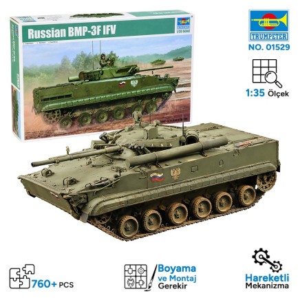 Trumpeter - Trumpeter 01529 BMP-3F IFV Maket Model Kit