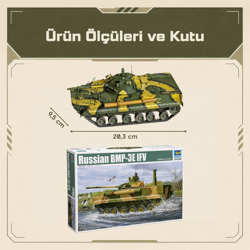 Trumpeter 01530 MP-3E IFV 2) Maket Model Kit