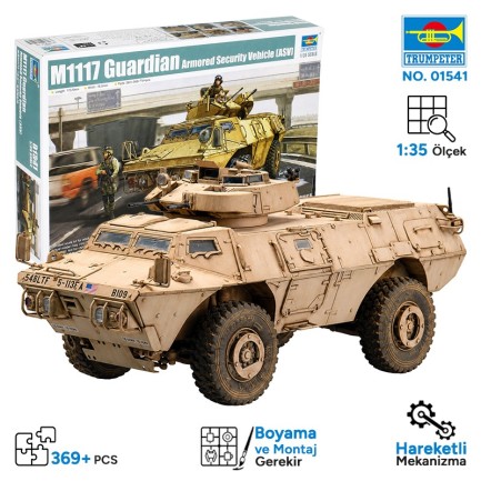 Trumpeter - Trumpeter 01541 M1117 Guardian Armored Security Vehicle (ASV) Maket Model Kit