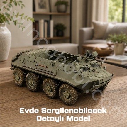 Trumpeter 01542 BTR-60P APC Maket Model Kit - Thumbnail