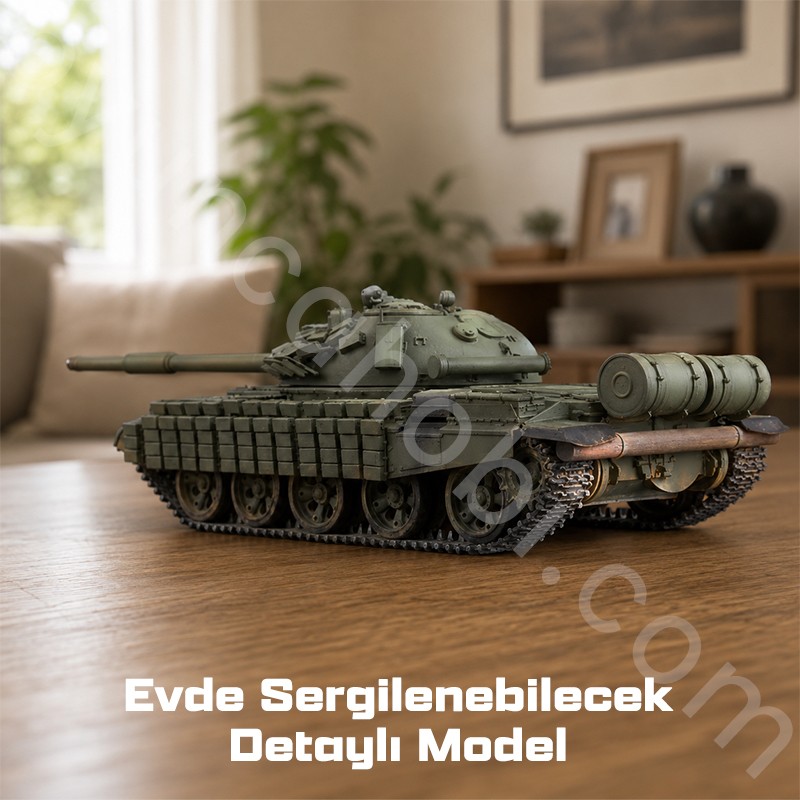 Trumpeter 01555 Russian T-62 ERA (Mod.1962) Maket Model Kit