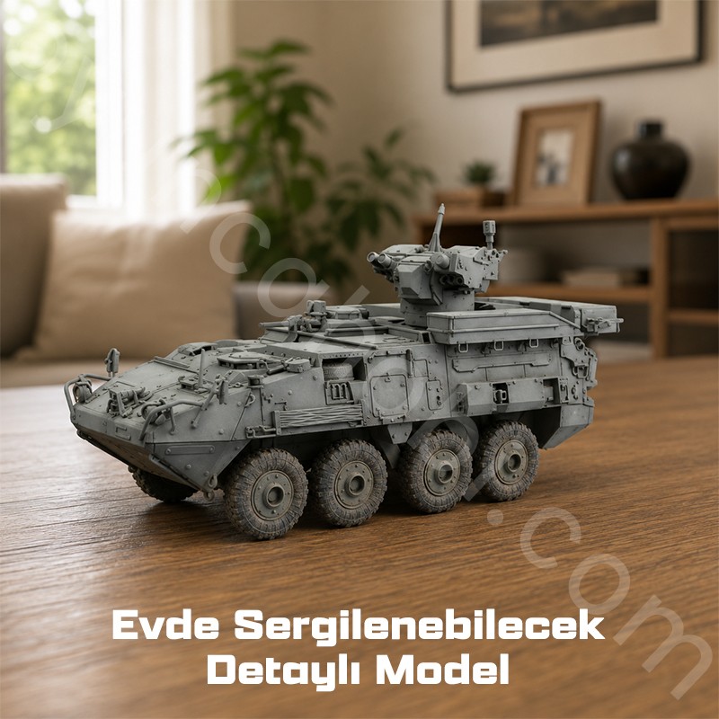 Trumpeter 01558 LAV III TUA (Tow-Under-Armour) Maket Model Kit