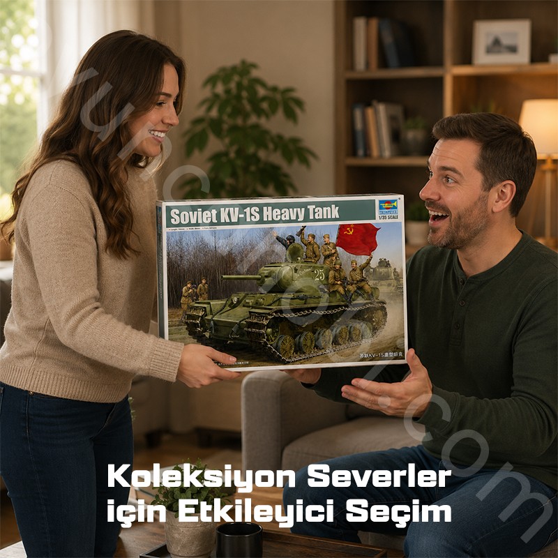 Trumpeter 01566 Soviet KV-1S Heavy Tank Maket Model Kit