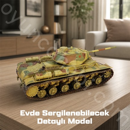 Trumpeter 01567 Soviet KV-1S/85 Heavy Tank Maket Model Kit - Thumbnail