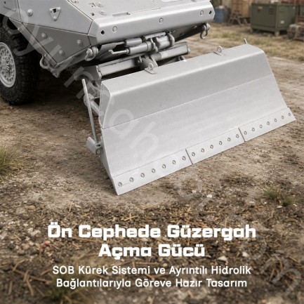 Trumpeter 01574 M1132 Stryker Engineer Squad Vehicle w/LWMR-Mine Roller/SOB Maket Model Kit - Thumbnail