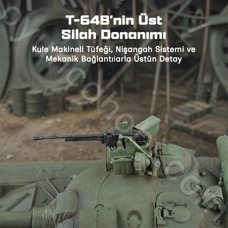 Trumpeter 01581 Soviet T-64B MOD 1975 Maket Model Kit