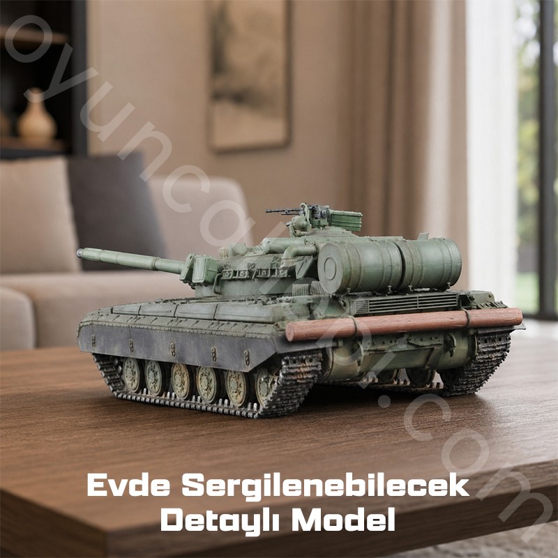 Trumpeter 01581 Soviet T-64B MOD 1975 Maket Model Kit