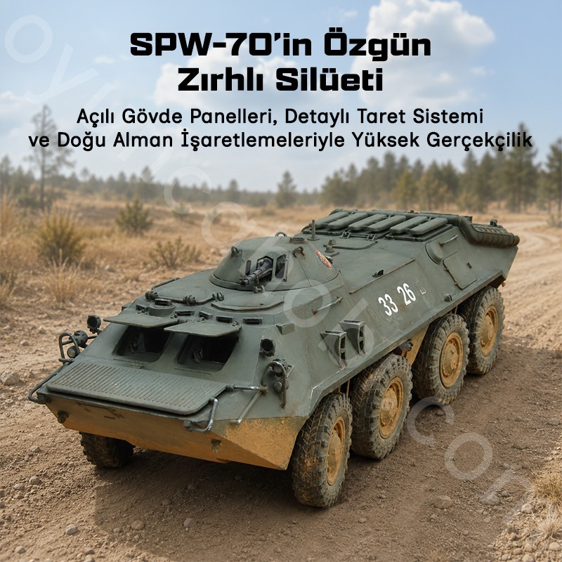 Trumpeter 01592 German SPW-70 Maket Model Kit
