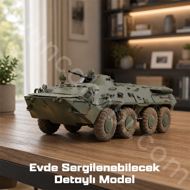 Trumpeter 01594 Russian BTR-80 APC Maket Model Kit