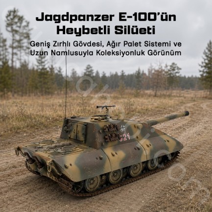 Trumpeter 01596 German StuG E-100 Maket Model Kit - Thumbnail