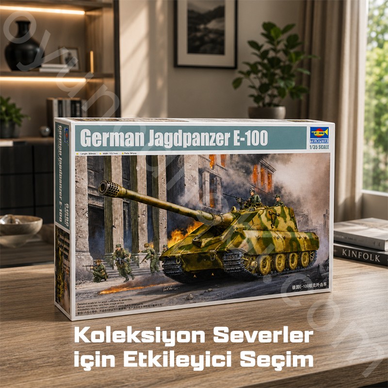 Trumpeter 01596 German StuG E-100 Maket Model Kit