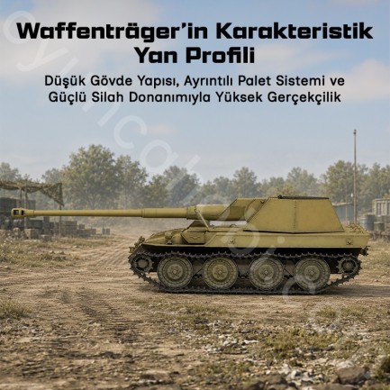 Trumpeter 01598 German KRUPP STEYR WAFFENTRAGER Maket Model Kit - Thumbnail