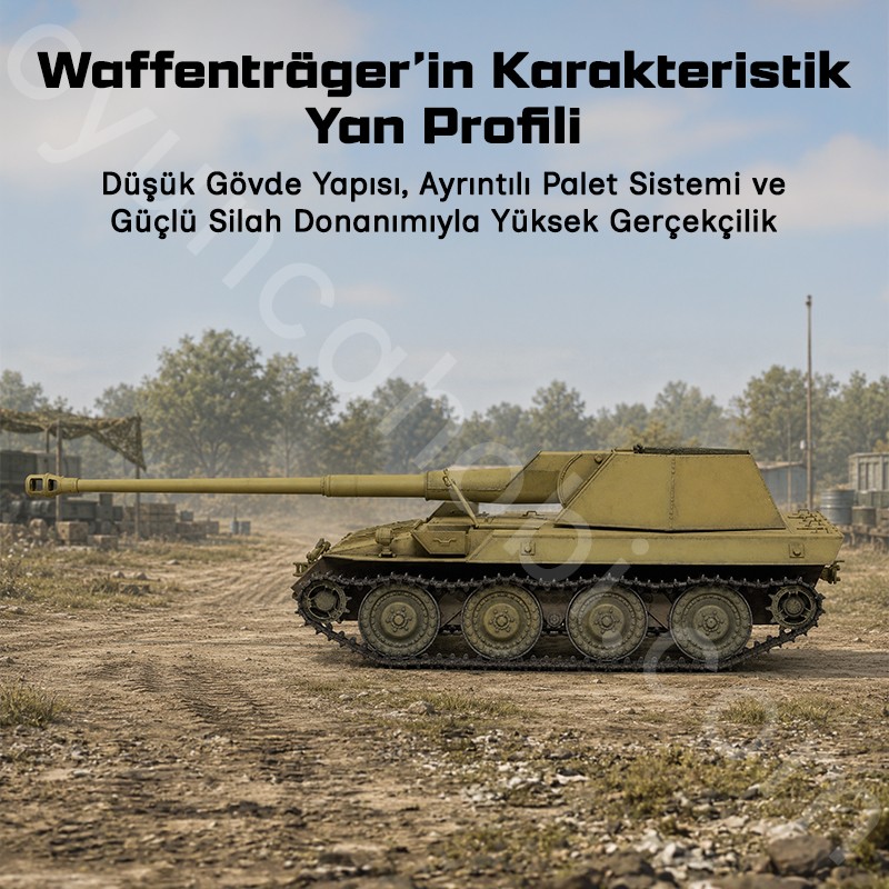 Trumpeter 01598 German KRUPP STEYR WAFFENTRAGER Maket Model Kit