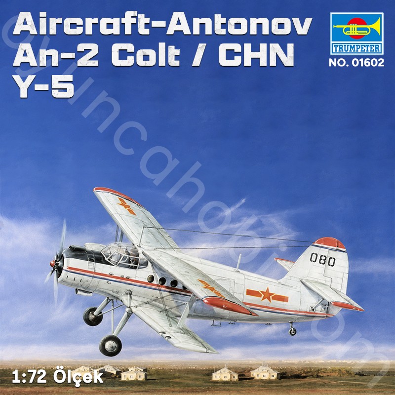 Trumpeter 01602 Aircraft-Antonov An-2 Colt / CHN Y-5 Maket Model Kit