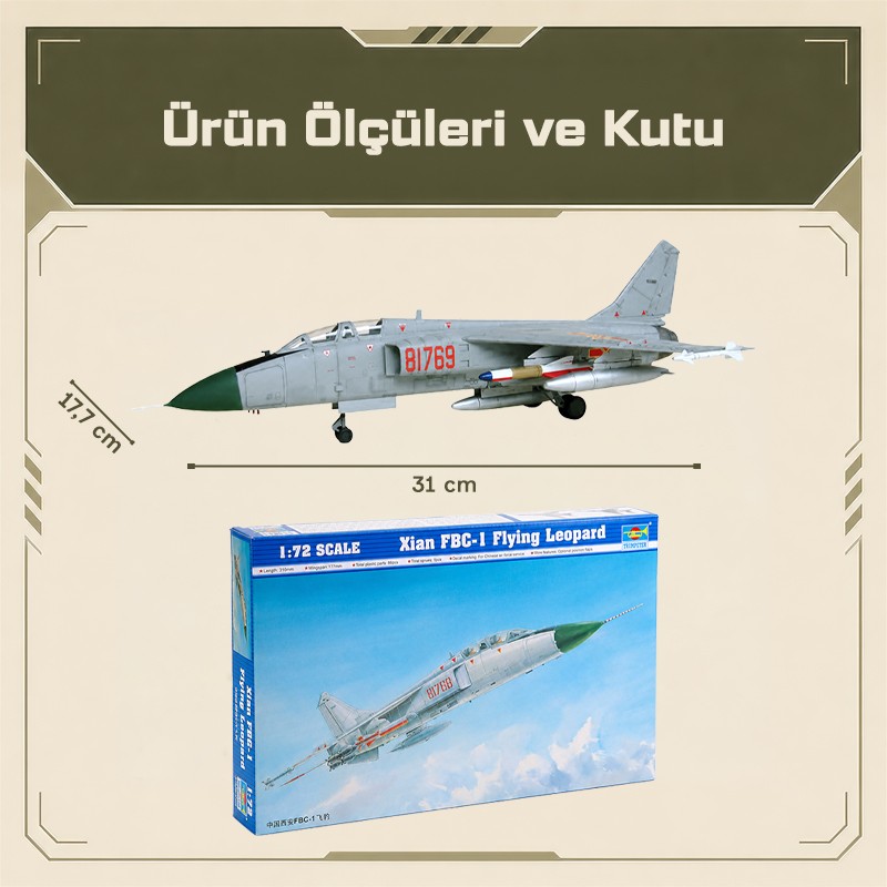 Trumpeter 01608 Aircraft-Xian Flying Leopard FBC-1 Maket Model Kit