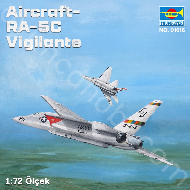 Trumpeter 01616 Aircraft- RA-5C Vigilante Maket Model Kit