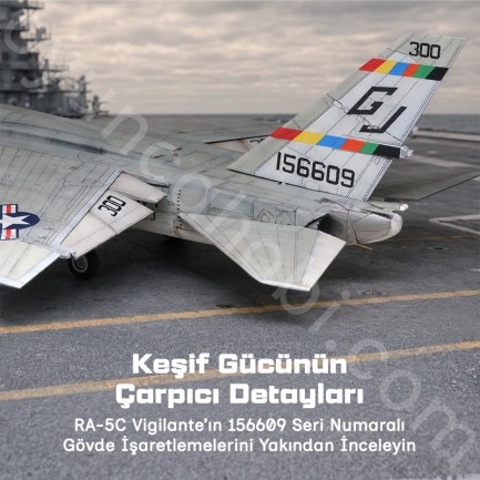 Trumpeter 01616 Aircraft- RA-5C Vigilante Maket Model Kit - Thumbnail