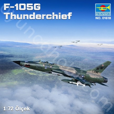 Trumpeter 01618 F-105G Thunderchief Maket Model Kit - Thumbnail