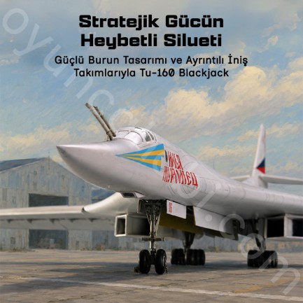 Trumpeter 01620 Aircraft-TU-160“Blackjack” Bomber Maket Model Kit - Thumbnail