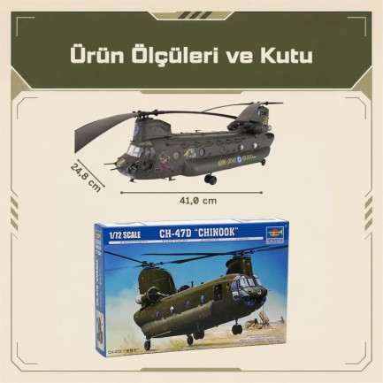 Trumpeter 01622 CH-47D 