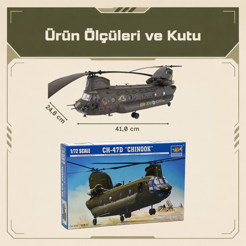 Trumpeter 01622 CH-47D 