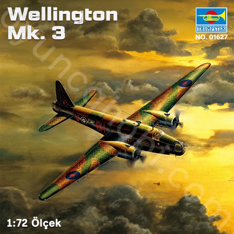 Trumpeter 01627 Wellington Mk. 3 Maket Model Kit