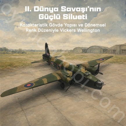 Trumpeter 01627 Wellington Mk. 3 Maket Model Kit - Thumbnail