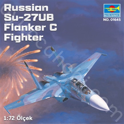 Trumpeter 01645 Russian Su-27UB Flanker C Fighter Maket Model Kit - Thumbnail