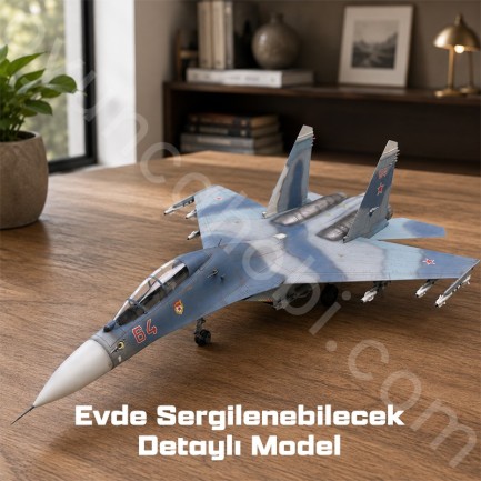 Trumpeter 01645 Russian Su-27UB Flanker C Fighter Maket Model Kit - Thumbnail