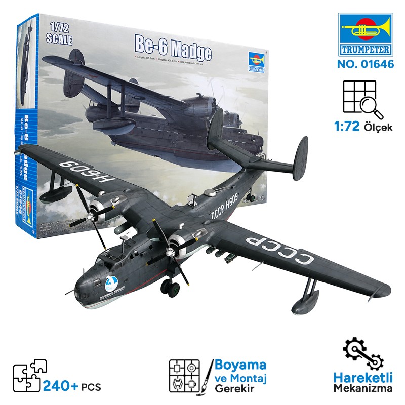 Trumpeter 01646 Be-6 Madge Maket Model Kit
