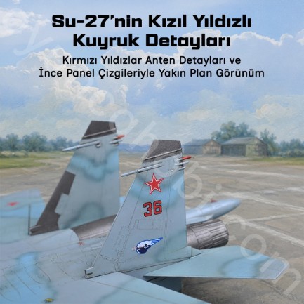 Trumpeter 01661 Russian Su-27 Early type Fighter Maket Model Kit - Thumbnail